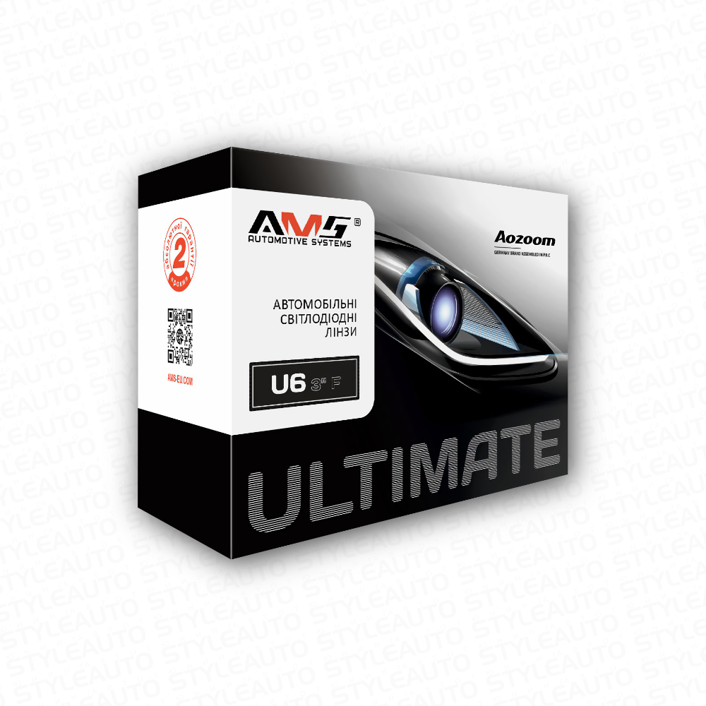 AMS Bi-LED Ultimate U6 3″ F